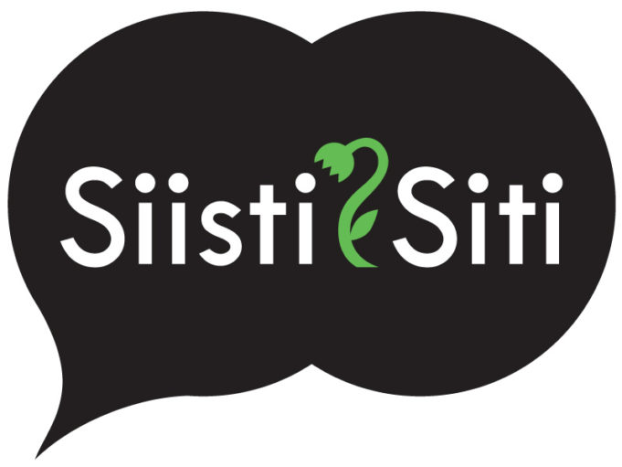 Siisti Siti -logo puhekuplassa