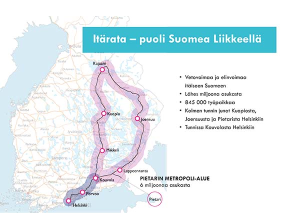 Itäratakartta
