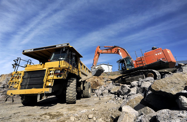 Työkoneita Kouvola RRT työmaalla - construction machines in Kouvola RRT project