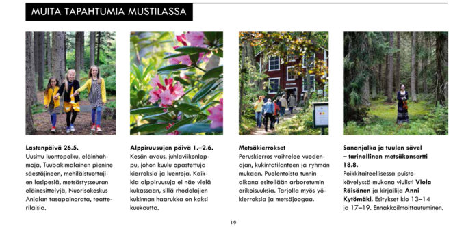 Muita tapahtumia Mustilassa