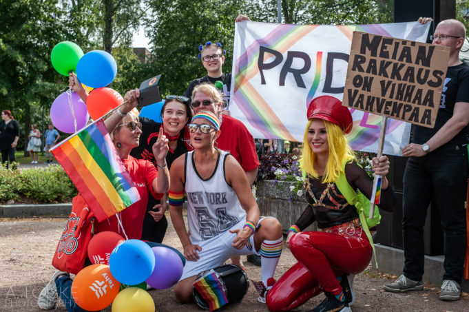 Kouvola Pride 2018 tunnelmia