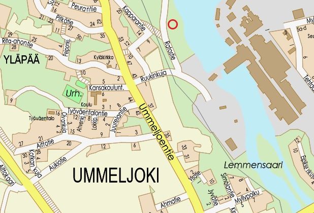 Kohteen sijaintikartta
