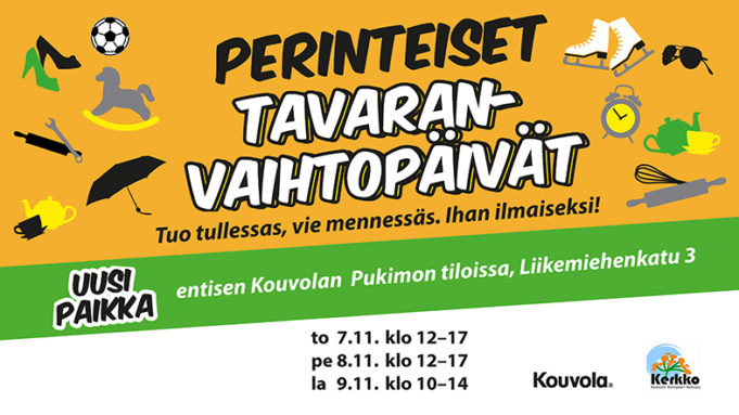 Tavaranvaihtopäivät, mainos