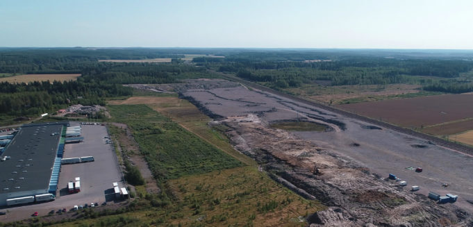 Kouvolan RR-terminaalin rakenntaminen Kullasvaaraan on käynnissä.