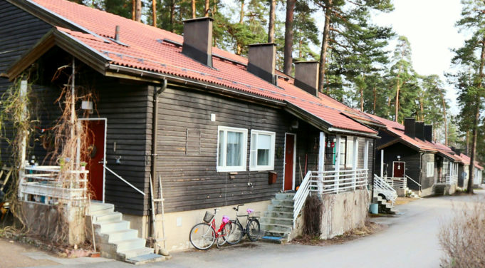 Tervalinjan rakennus Stora Enson tehdasalueella