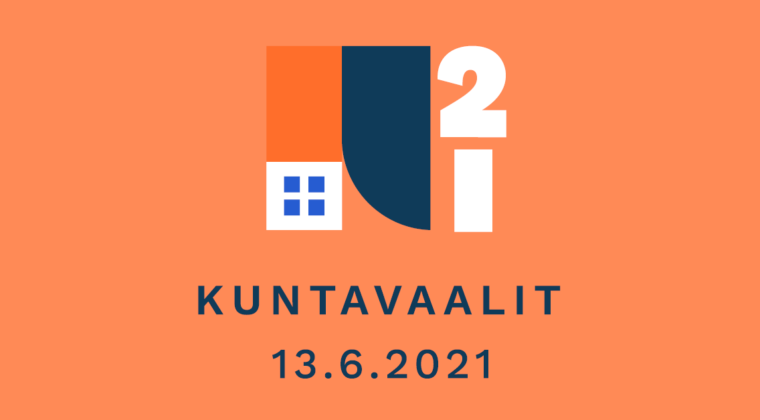 Kaiken takana on kunta. Kuntaliiton markkinointimateriaalia kuntavaaleista 2021.