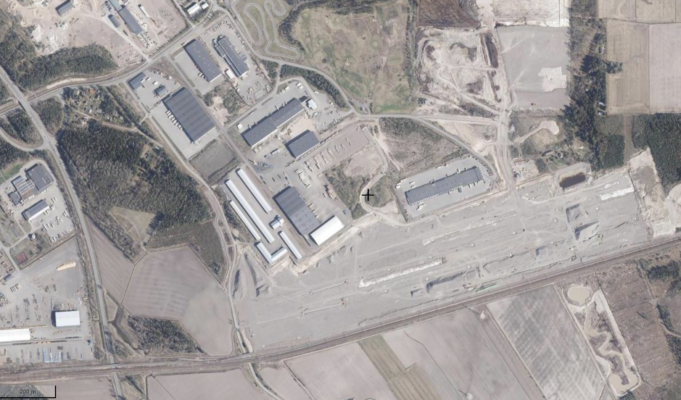 Satelliitttikuva Kouvola RRT alueesta. Kuva Maanmittauslaitos, karttapaikka