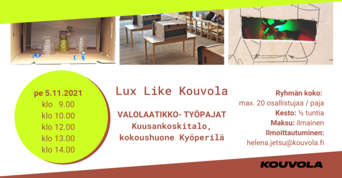 Valolaatikko-työpaja
