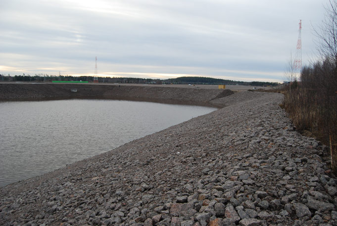 Hulevesiallas Kouvola RRT työmaalla