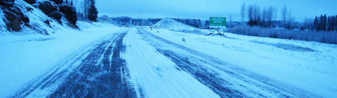 Kullasvaarantie joulukuussa 2021