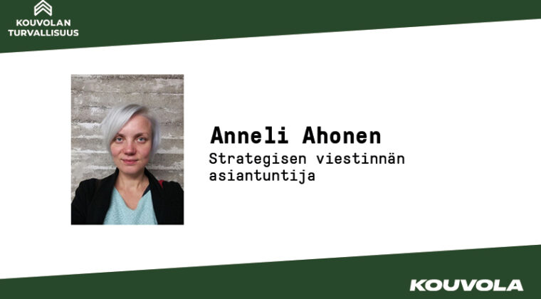 Anneli Ahosen kuva ja nimi.
