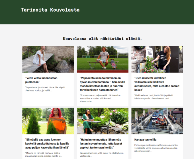 Tarinoita Kouvolasta blogikuva