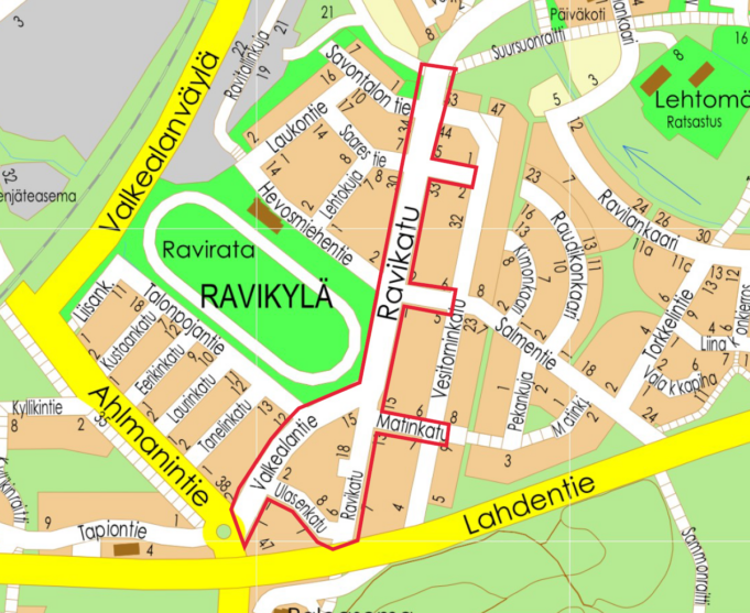 Kartta, ei saavutettava