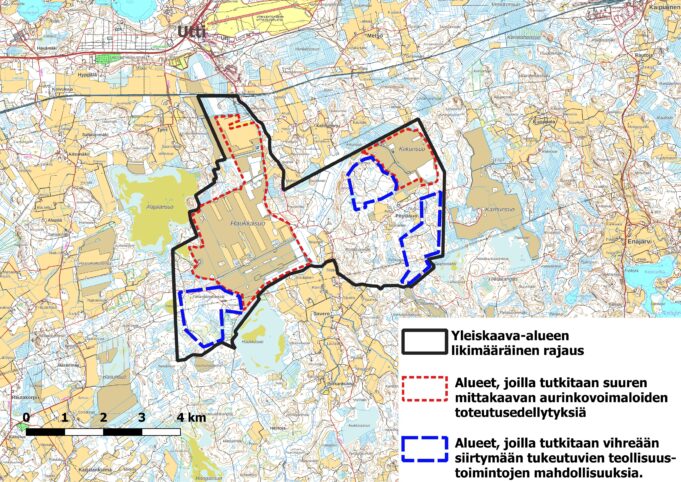Karttakuva suunnittelualueesta