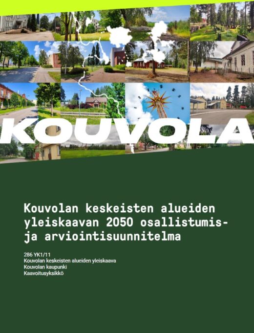 Kansikuva yleiskaavan osallistumis- ja arviointisuunnitelmasta