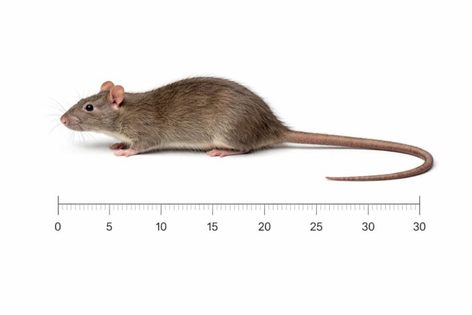 Rotta, jonka alapuolella mitta-asteikko